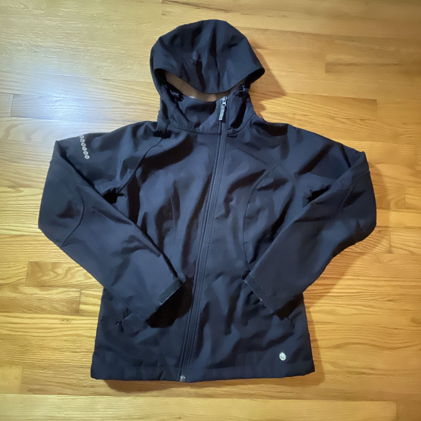 Burton Dry Ride Snow Jacket Womens SMALL Hooded Outdoor BLACK