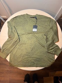 🌧️ NWT The Hundreds "Rain" Long Sleeve T-Shirt - Military Green (Size M)