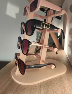 Rotating Sunglasses & Eyeglasses Display Stand – 3D Printed Organizer