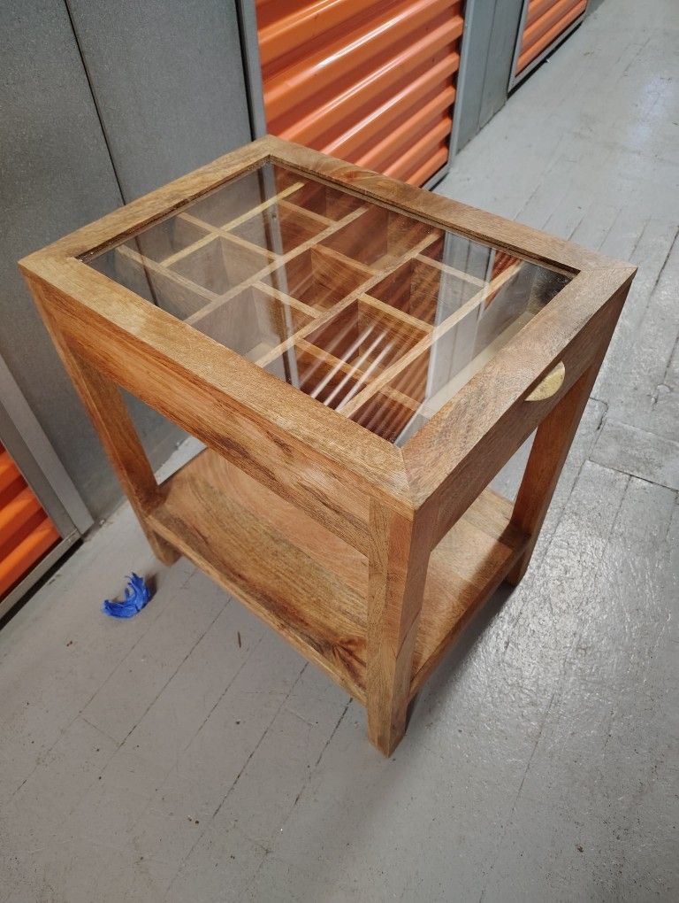 Glass Display Table