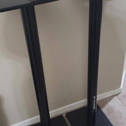 Rockville Pair RS21B 21 inch Steel Bookshelf Speaker/Studio Monitor Stands-Black V2


