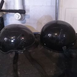 His and hers helmets like new
