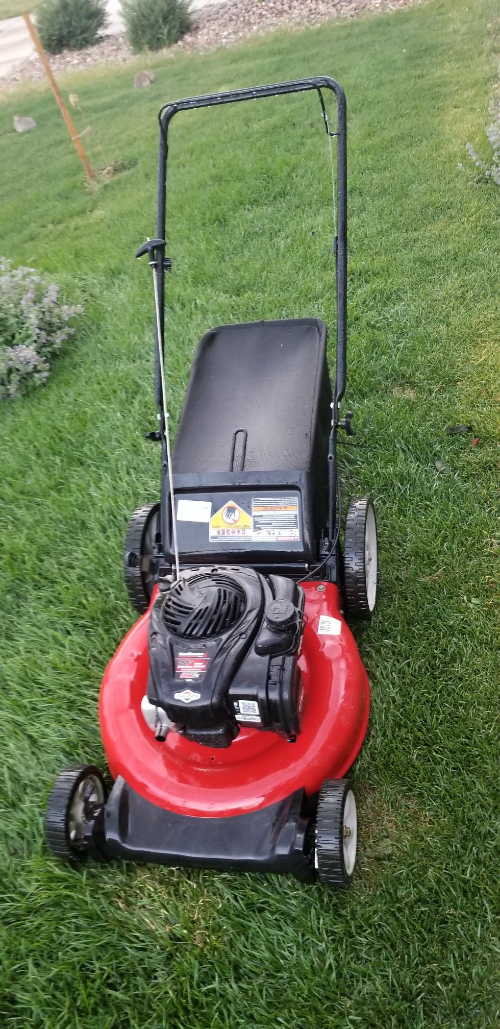 Yard machines lawn mower- excellent condition
