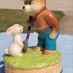 Rare Vintage Smokey The Bear Music Box