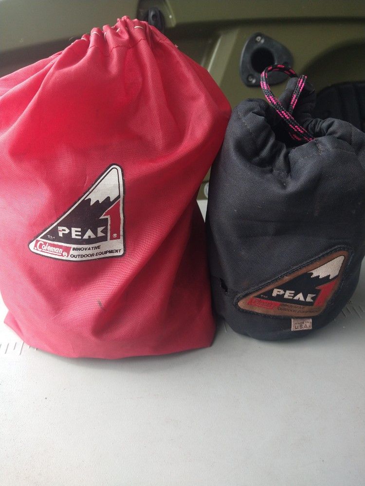 Back Packing Stove And 6 Pan Set