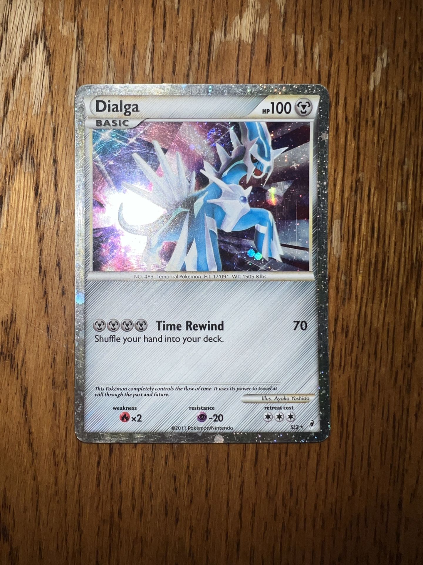 Dialga pokémon card