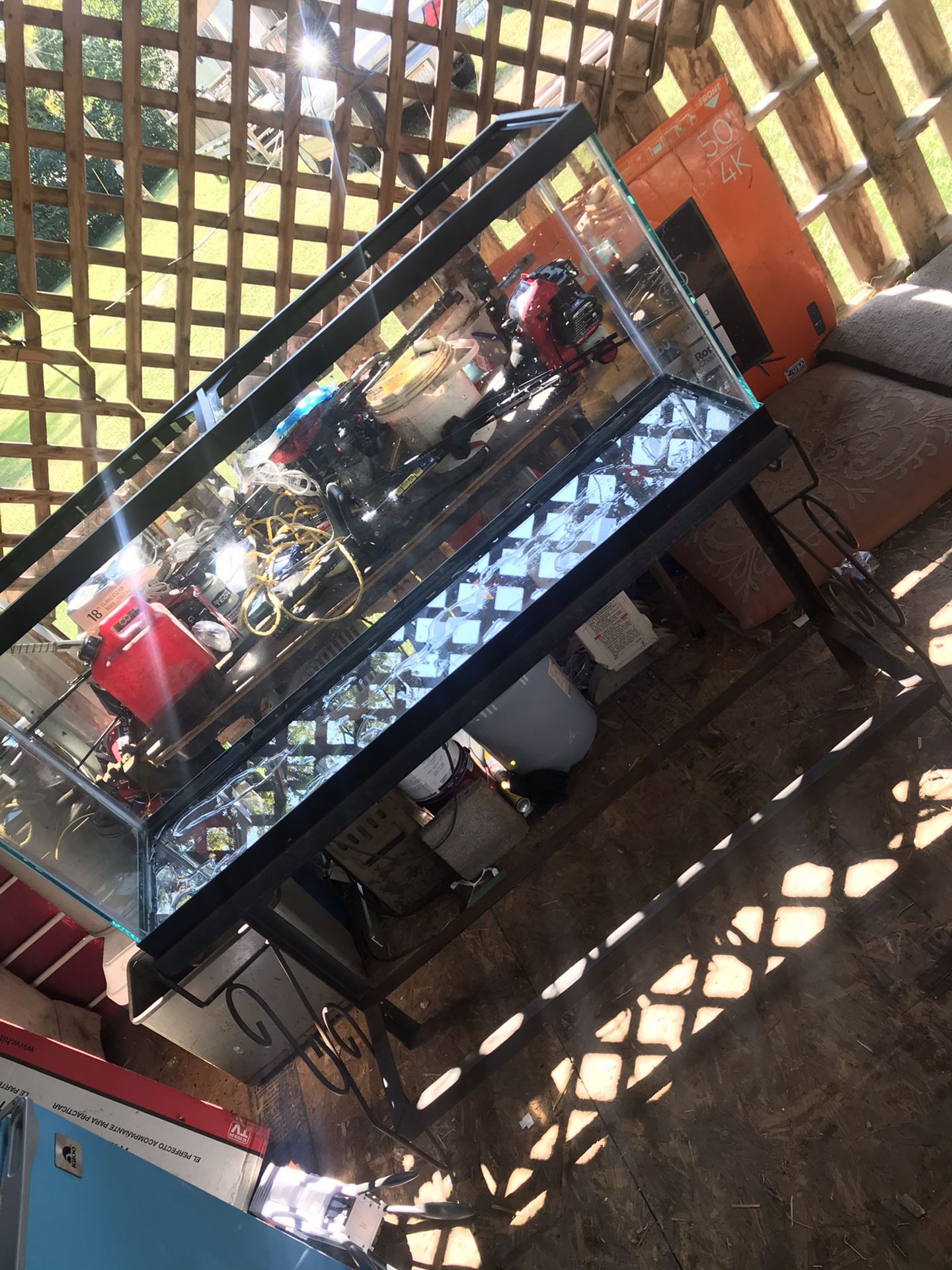 55 gallon fish tank and stand need gone asap