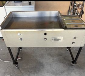 3-in-1 Taco Station/Catering Cart (PLANCHA)