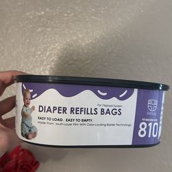 Diaper refill bags