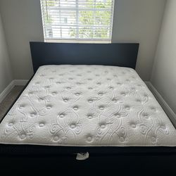 King Size Mattress and Bedframe