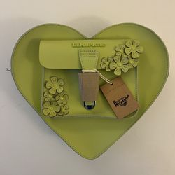 Dr. Martens Lime Green Heart Crossbody Bag