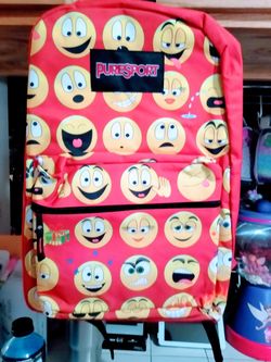New big emoji backpack