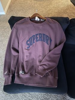 Maroon/ Burgundy SuperDry Sweatshirt