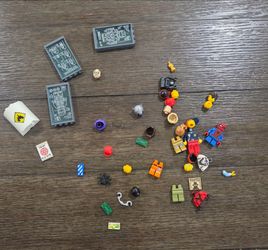 LEGO Minifigures, Loose Parts, Partial Assemblies, 13lb Lot
