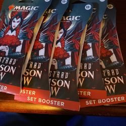 Innistrad Crimson Vow Set Boosters X5
