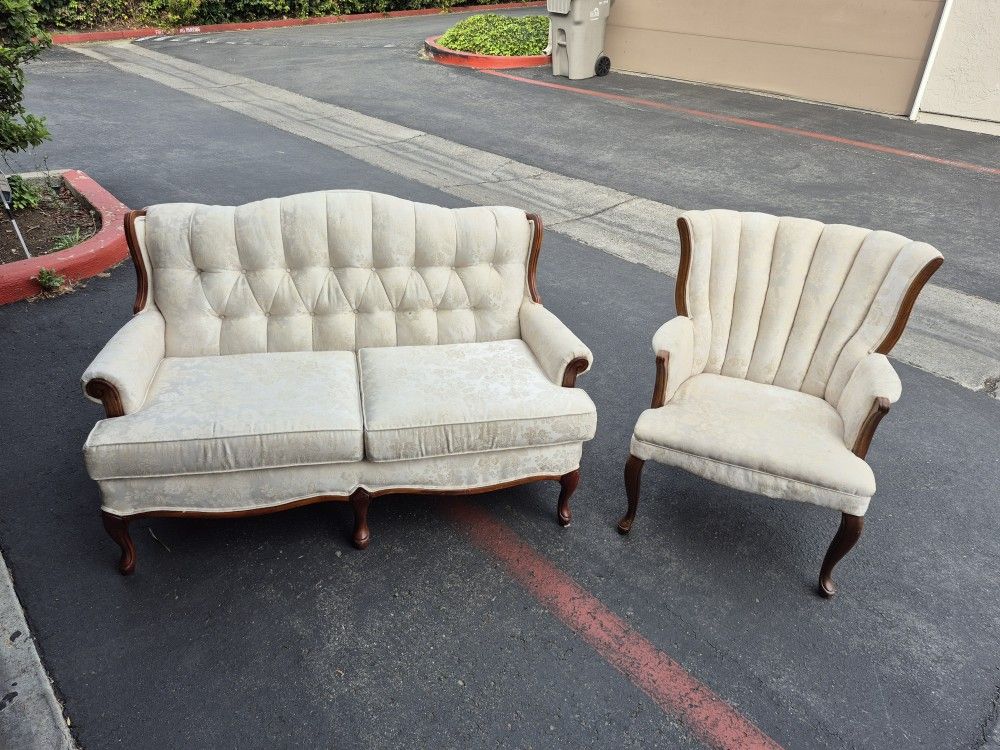 Love Seat Chair Combo