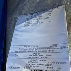 Sealy Queen Mattress