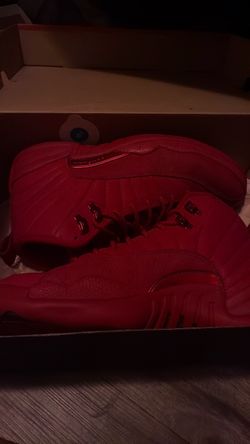 Air Jordan 12 Red Sneakers