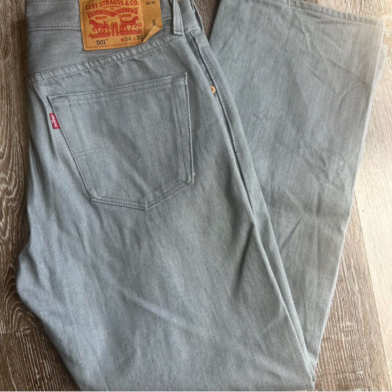 Charcoal Grey 501 Pants
