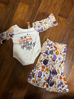 Infant Baby Girls Halloween Outfits Long Sleeve size 9-12 months