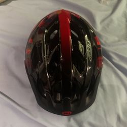 Bike Helmet Red And Black