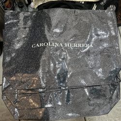 Carolina Herrera Glitter Tote Bag 