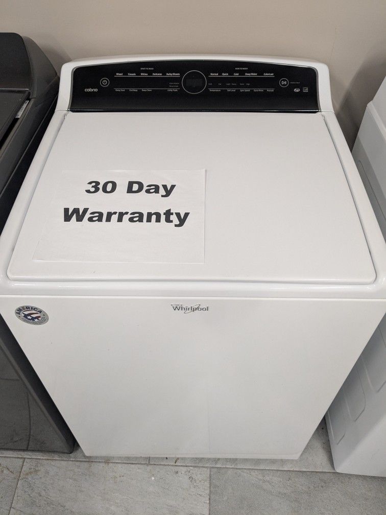 Whirlpool Cabrio Washer 4.8 cu ft
