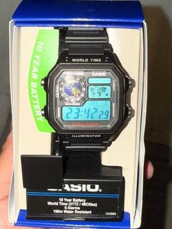 Custom Earth Casio Watch