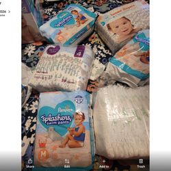 Bolsas De Diapers Size3,4 Y Mediano Para Alberca O Agua 
