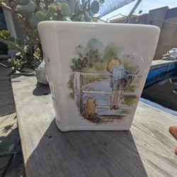 ROYAL DOULTON Winnie Pooh Money Box Shaped Book Disney Collectible