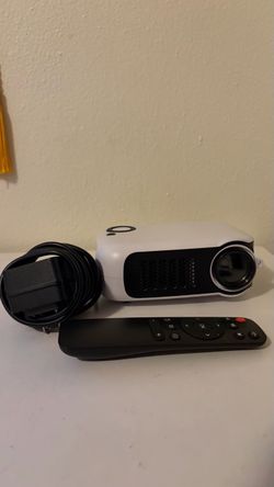White Mini LED Projector