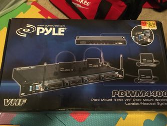 Pyle rack mount wireless headset system.
