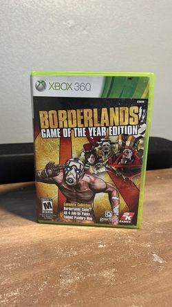 Xbox 360 borderlands game of the year edition