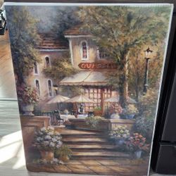 Cozy Euro Setting Print 22x28in