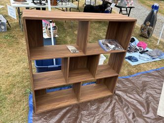 9 Cube Shelf - Rustic brown