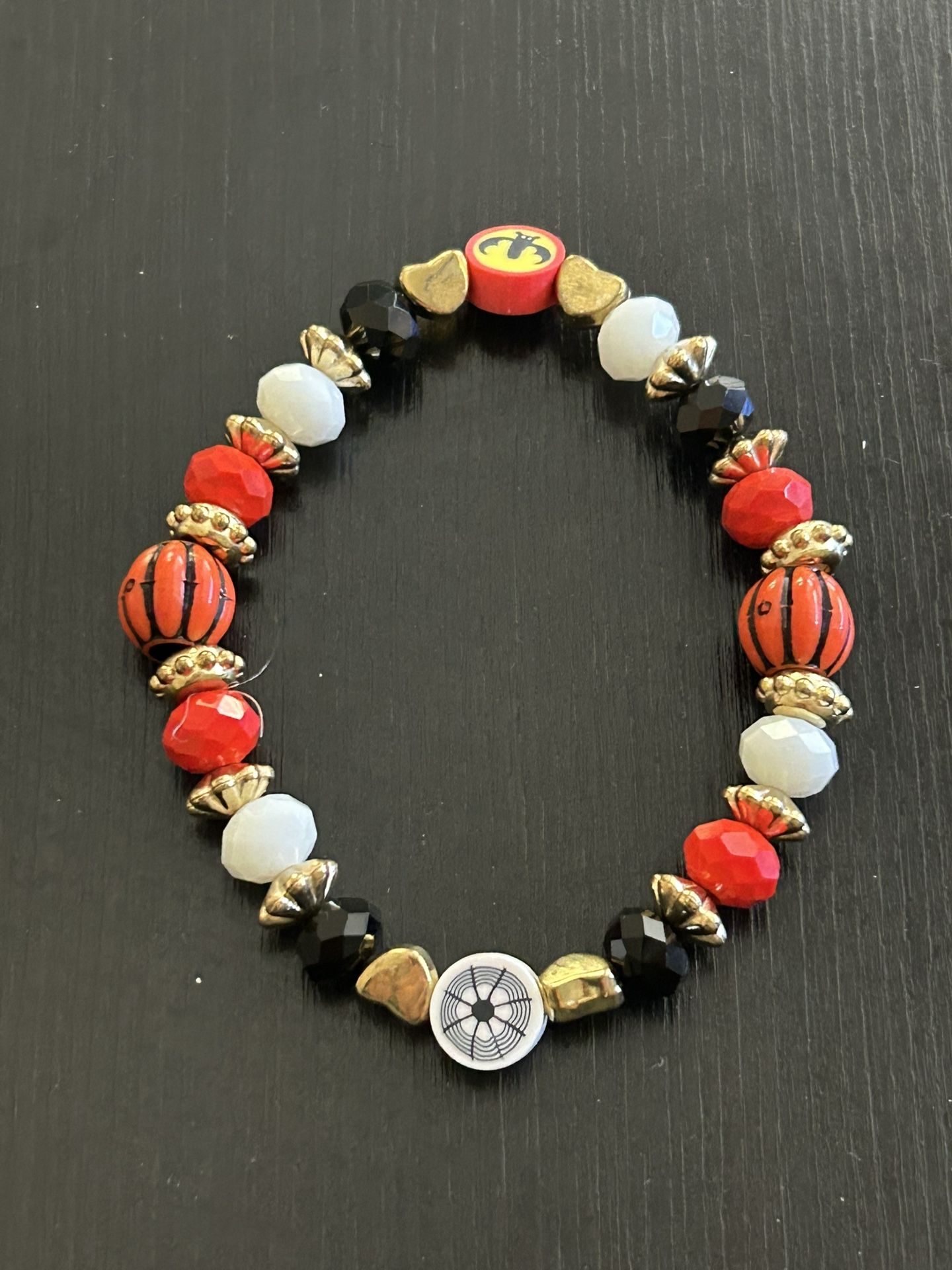Halloween Beaded Bracelet