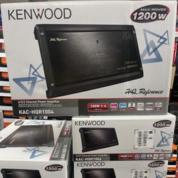 Kenwood 4/3/2 Channel Car amplifier