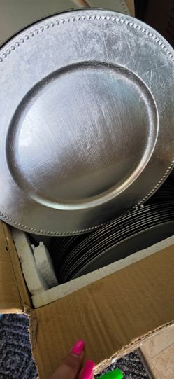 Silver Charger Plates