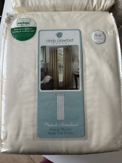 Cindy Crawford 84in Curtain panels 