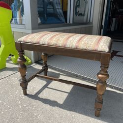 Antique Vanity Bench