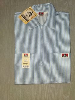Ben Davis Short Sleeve Half-Zip Work Shirt Size - Small
