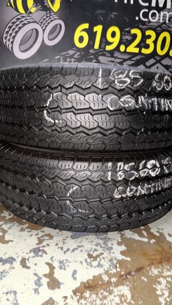 2 tires cooper “185-60-16 “ (burden)