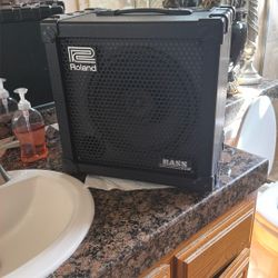 Roland Bass Amp Practically New With Cords 