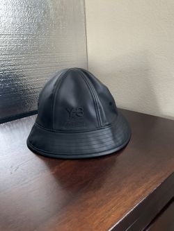 Y-3 Reversible Black Logo Bucket Hat