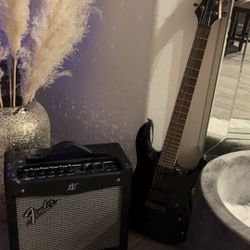 Electric Guitar + Amp Bundle – Mitchell MD200 & Fender Mustang V2 