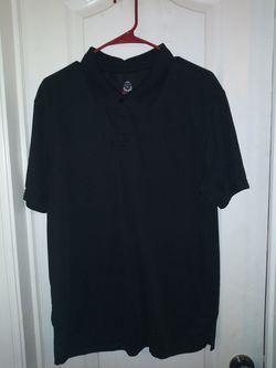 Black polo work shirts XL
