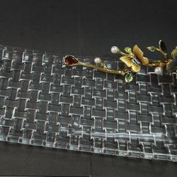 Wedding/ Christmas Gift, Bohemia Crystal Fruit Plat