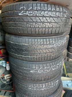 Set of 4 Used All-Season Tires 265-65-17
