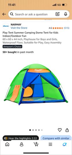 Narmay Kids Dome Play Tent