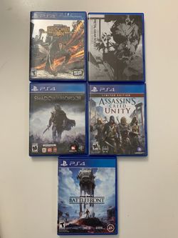 PlayStation PS4 games